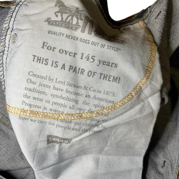 NWT Levis 550 Mens Relaxed Fit Tapered Leg Denim Blue Jeans 58x30 B&T Big & Tall - Picture 3 of 8